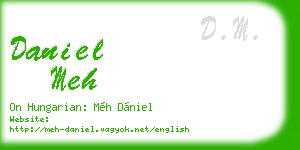 daniel meh business card