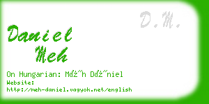 daniel meh business card